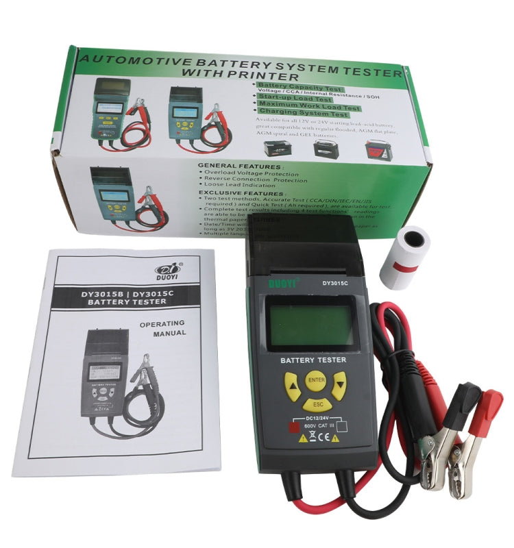 DUOYI DY3015C Car 24V Battery Tester, DY3015C DUOYI DY3015C Car 24V Battery Tester, DY3015C